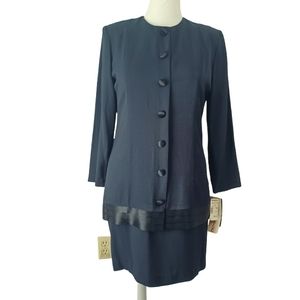 IMPULSIVE VINTAGE FAUX JACKET DRESS SIZE 10 NWT